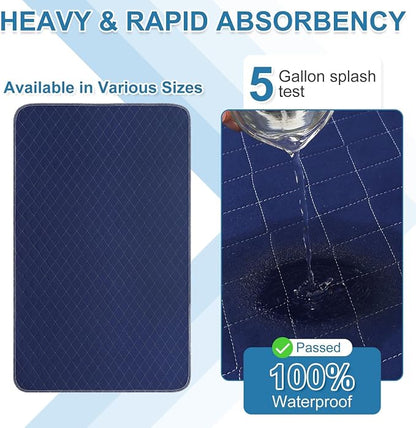 OUTCREATOR® Washable Bed Pads 34" x 36", Incontinence Mattress Protector - Image 2