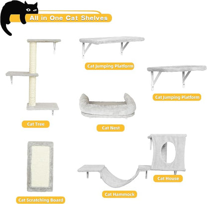 NUNU LAB Wall Mounted Cat Furniture Set - Image 4