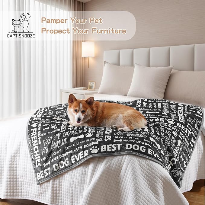 Waterproof Dog Blankets Pet Blanket 50"x60", Soft Fluffy Sofa Car Bed Protector - Image 6