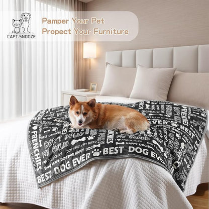 Waterproof Dog Blankets Pet Blanket, Soft Fluffy Sofa Car Bed Protector - Image 6