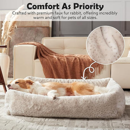JOEJOY Small Dog Bed for Small Dogs, Washable Orthopedic Premium Soft Corduroy - Image 5