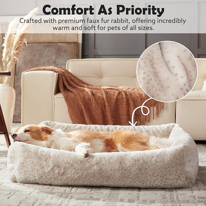 JOEJOY Large Dog Beds Large Sized Dog, Washable Orthopedic Premium Soft - Image 6