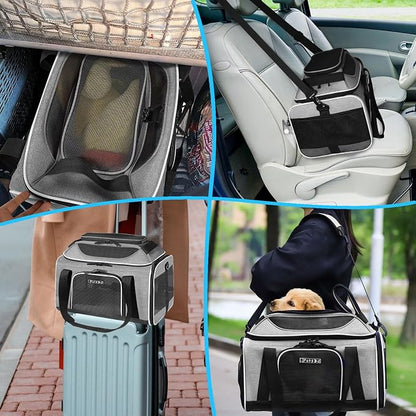 Petskd Top-Expandable Pet Carrier 17x11x9.5 Inches Alaska Airline Approved - Image 8