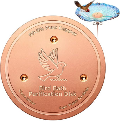 Bird Bath Copper Disk, Copper Disk by CollectHall