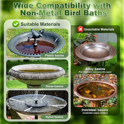 2 Pack Bird Bath Copper Disk, 99.99% Pure Copper Purification Disk - Image 3
