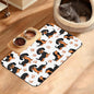 Dog Bowl Mat, Dog Dachshund Pet Feeding Mat by Unknown