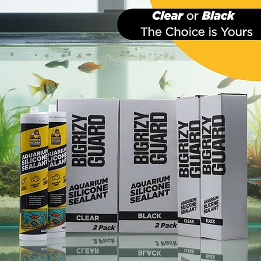 Aquarium Silicone Sealant Black 2x10.14 Fl oz Cartridge - Image 6