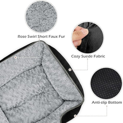 INVENHO XX-Large Dog Bed Rectangle Washable Orthopedic Soft Calming Sleeping - Image 4
