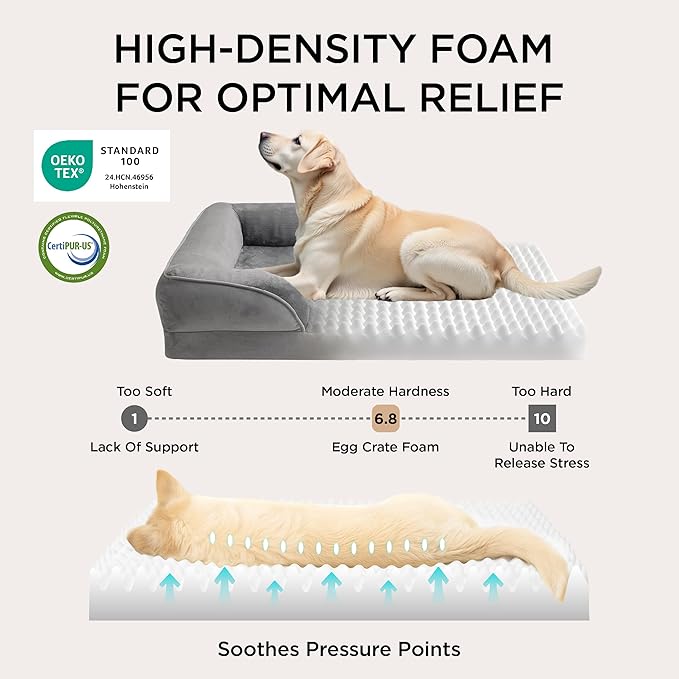 Bedsure Orthopedic Dog Bed Medium Size Dogs - Image 3