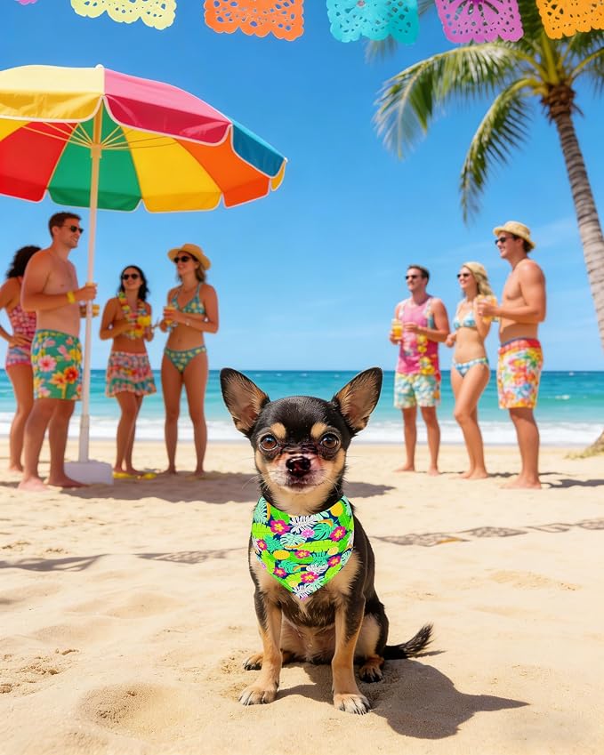 PET SHOW 50 Pack Hawaiian Dog Bandanas Bulk - Image 7