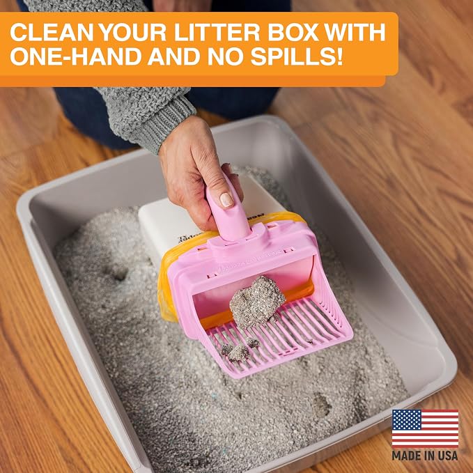Neater Pet Brands Neater Scooper XL Cat Litter Scoop, 60 Refill Bags – - Image 2