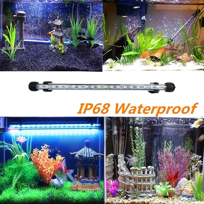 LED Aquarium Light, 19.5 inches Fish Tank Light RGB Color Underwater light - Image 6