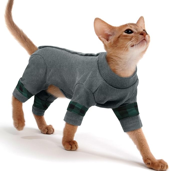 PUMYPOREITY Fur Control Cat Pajamas, Versatile Shirt by PUMYPOREITY