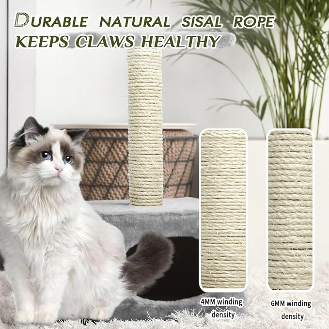 Natural Sisal Rope 1/4 Inch 32-Feet - Image 4