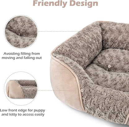 INVENHO X-Large Dog Bed for Large Medium Small Dogs Rectangle Washable Dog Bed - Image 3