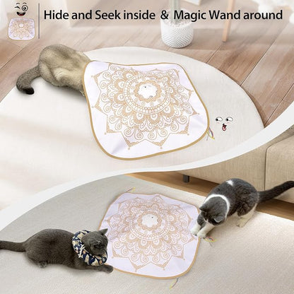ORSDA Cat Toys for Indoor Cats, 4 in 1 Interactive Automatic Kitten Toys Hide - Image 3