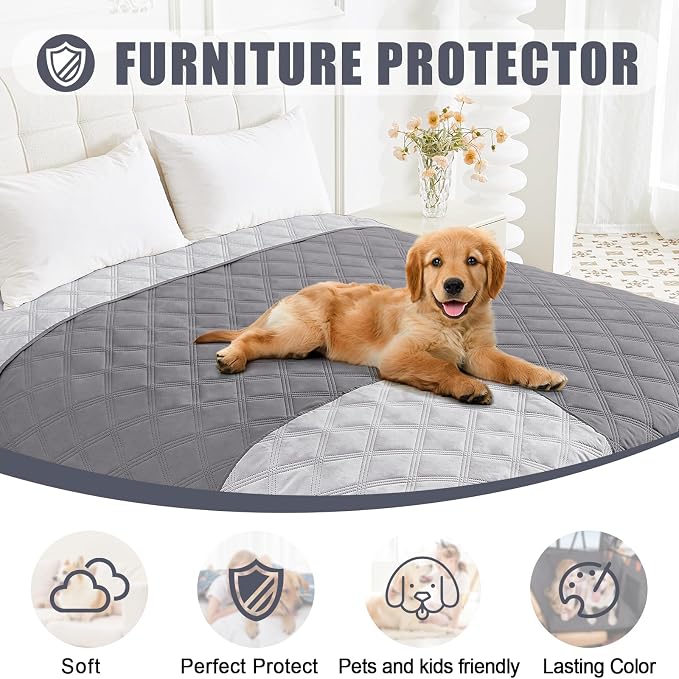 Smiry Waterproof Dog Bed Cover Blanket 40x70, Soft Reversible Pet Blanket - Image 8