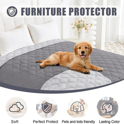 Smiry Waterproof Dog Bed Cover Blanket 82x82, Soft Reversible Pet Blanket - Image 8
