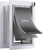 3-Flap Pet Door for Wall Dog Door for Wall Exterior, Large Doggie Door by ExploreNow