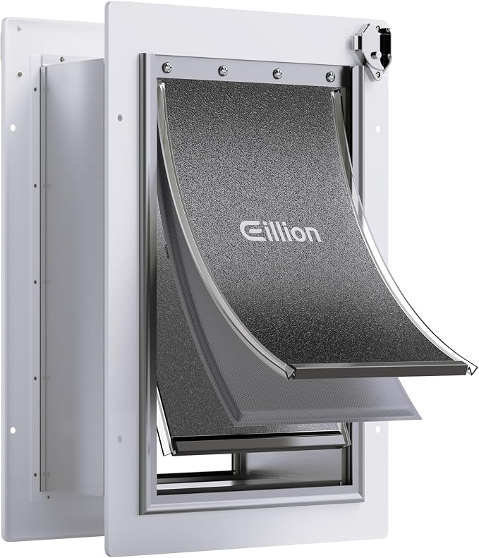 Pet Door for Wall Dog Door for Wall, 3-Flap Doggie Door by ExploreNow