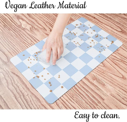 Ralxion Checkered Dog Feeding Mat, Absorbent Mats - Image 7