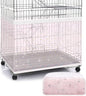 Shappy Large Bird Cage Cover, Bird Cage Seed Catcher, Adjustable Star Pattern by Shappy
