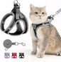 SCENEREAL Cat Harness and Leash Set Escape Proof, Adjustable Soft Air Mesh by SCENEREAL