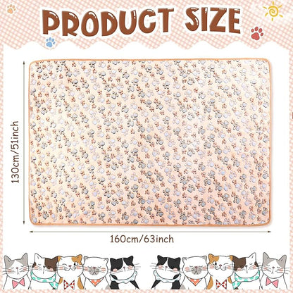 Tatuo 4 Pcs Dog Blanket for Pet Cat Blankets Indoor Puppy Teething Stuff Toys - Image 5
