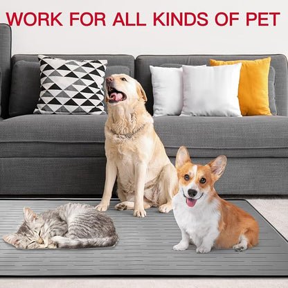 48" x 32" XXXL Largest Pet Food Mat, Silicone Dog Mats - Image 7