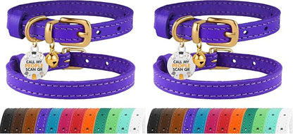 BRONZEDOG Leather Cat Collar by BRONZEDOG