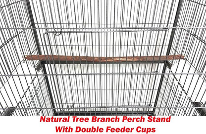 Extra Large Wrought Iron Breeding Flights Canary Parakeet Cockatiel Lovebird - Image 4