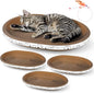 3Pack Extra Large Versatile Cardboard cat Scratcher & Lounger bed, High-Density by ROMOHOM