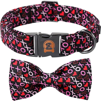 MR. CHUBBYFACE Valentine's Dog Collar by MrChubbyfacePetSupplies