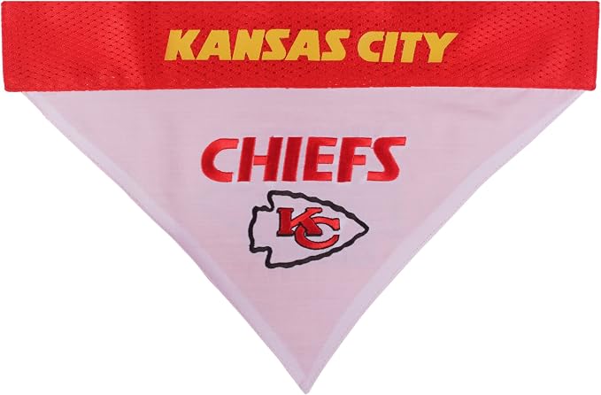 Pets First NFL Kansas City Chiefs Reversible Bandana Size XX-Large - Image 3