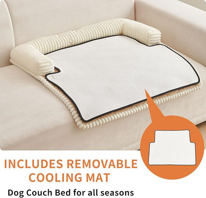 HAOMAIJIA Dog Couch Bed for Medium Dogs, Non Slip Pet Couch Covers for Sofa - Image 2
