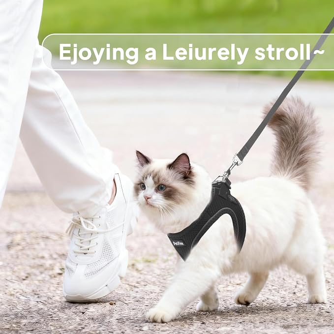 PetiFine Cat Harness and Leash Set, Escape Proof Kitten Harness Reflective - Image 5