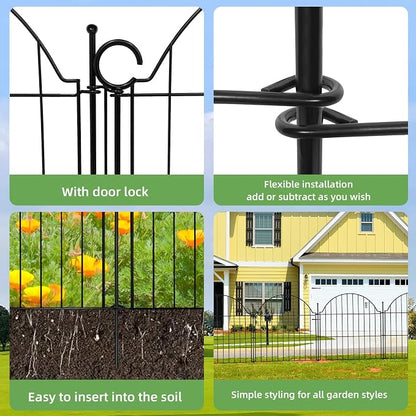 Decorative Metal Garden Fence - Image 3