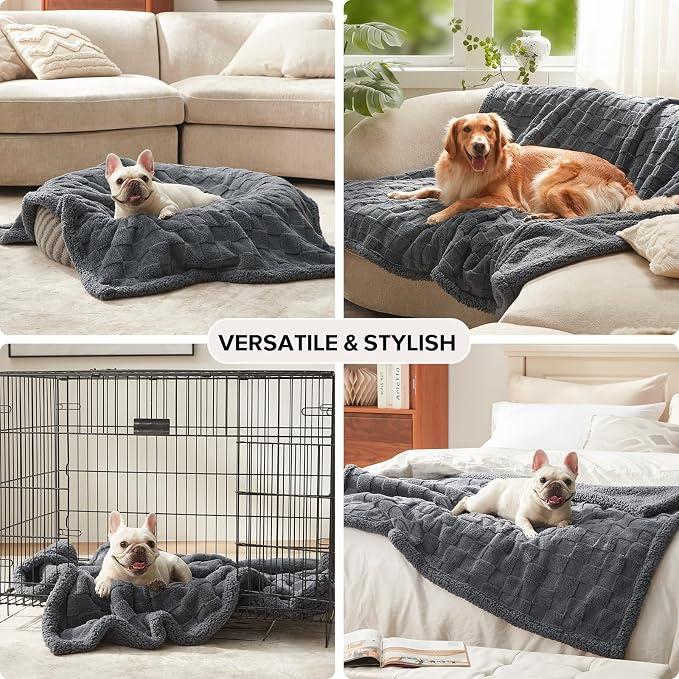 GASUR Waterproof Dog Blankets for Medium Small Dogs, Dog Blanket for Couch Bed - Image 5