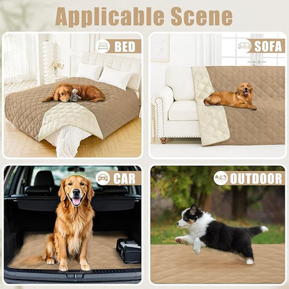 Smiry Waterproof Dog Bed Cover Blanket 40x70, Soft Reversible Pet Blanket - Image 5