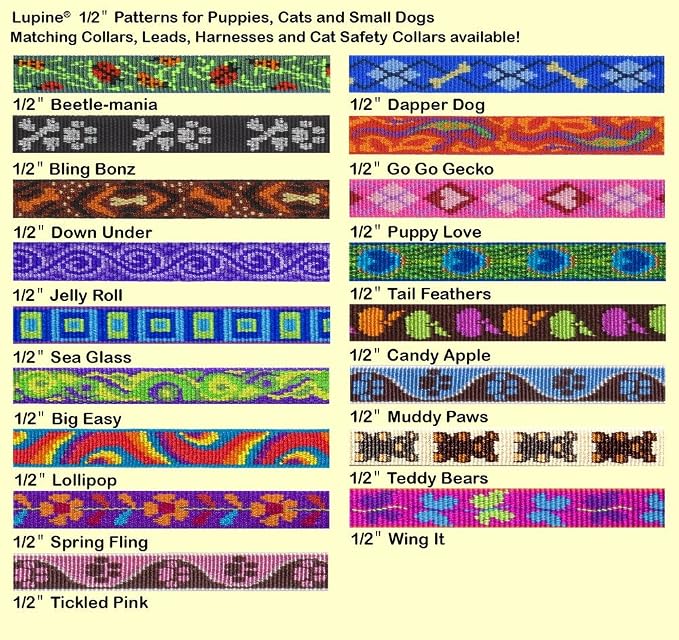 LupinePet Originals 1/2" Tail Feathers Cat Safety Collar - Image 2
