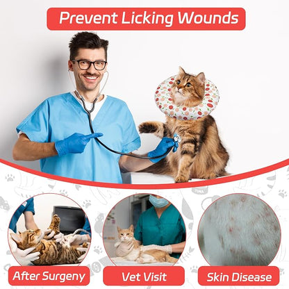 Soft Cat Recovery Cone, Adjustable E Collar - Image 6
