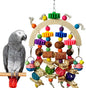 Bird Toys - Natural Corncob Wooden Mango Solid Chew Toys by Kewkont