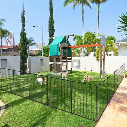 Dog Playpen 40 inch 32 Panels Indoor Outdoor Dog Pen - Image 9