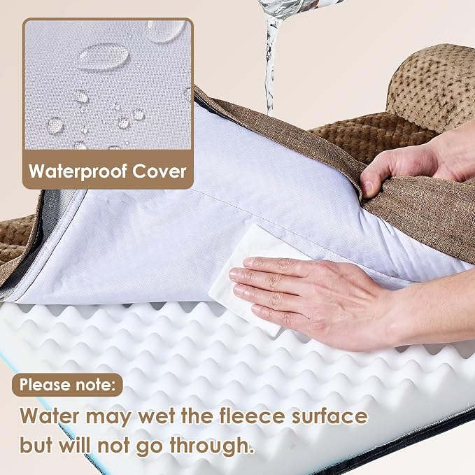 EHEYCIGA Memory Foam Dog Bed Large Size Dogs, Orthopedic Dog Bed Large - Image 3