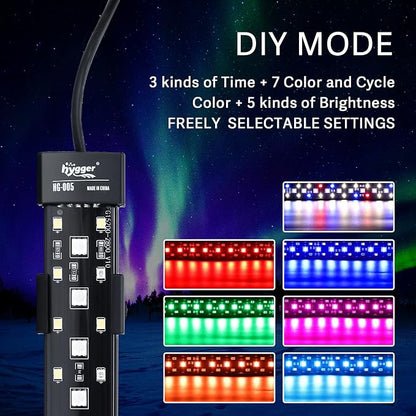 hygger 24/7 Mode Submersible Aquarium LED Light, Full Spectrum Hidden Fish Tank - Image 3