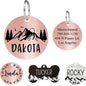 Ultra Joys Stainless Steel Pet ID Tag Dog Name Tags Personalized Front and Back by UltraJoys