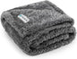 PetAmi Dog Blanket for Small Medium Dogs Grey, Fluffy Soft Puppy Blanket by PetAmi