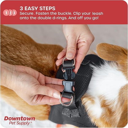 Downtown Pet Supply Step in Dog Harness No Pull, Charcoal - Image 5