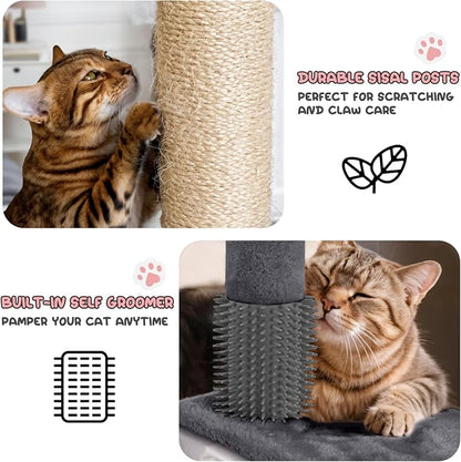 MoNiBloom 77 Inch Cat Tree Tower - Image 6