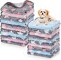 Chumia 40 Pcs Puppy Blankets for Small Dog Pet Bulk Fleece Soft Fluffy Washable by Chumia
